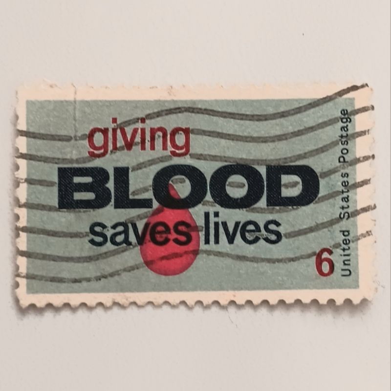 

(AD) Perangko Amerika Serikat 1971 Salute to Blood Donors 6 cent Used