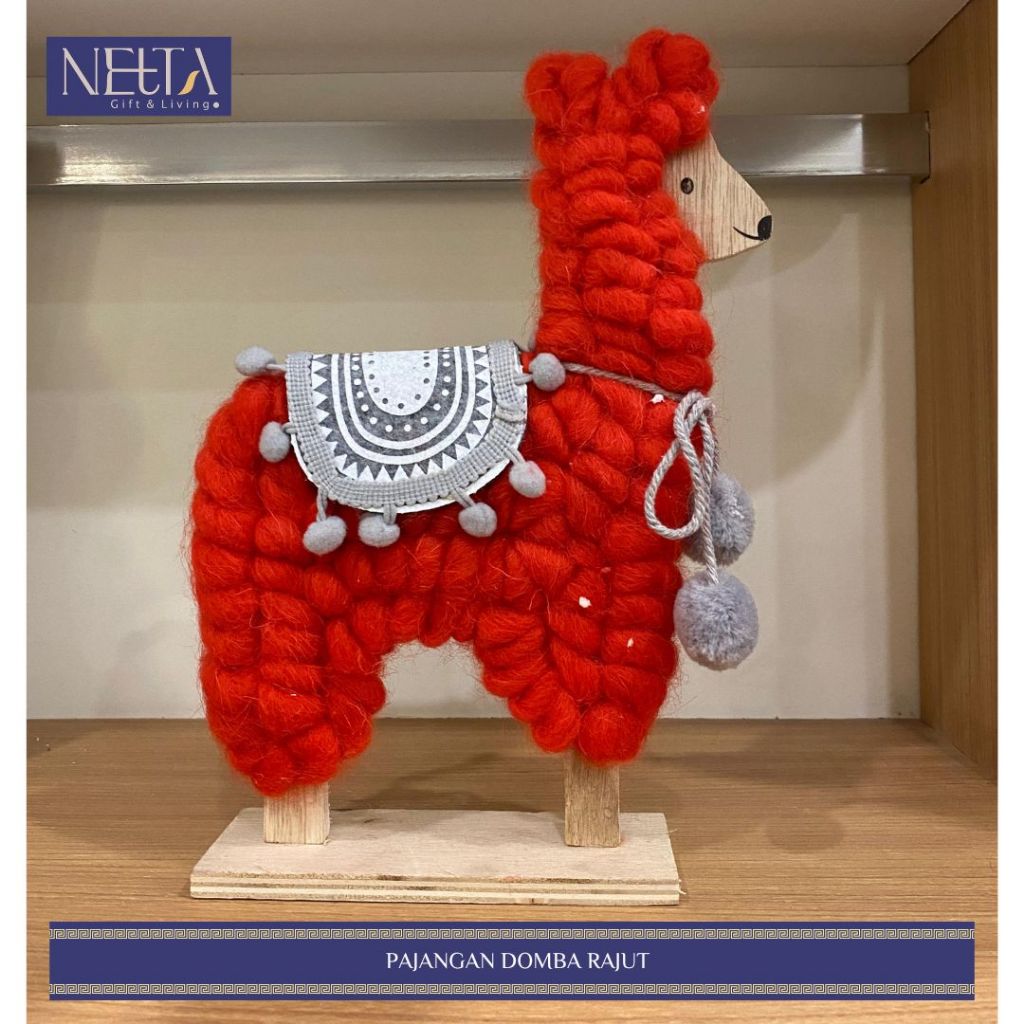 Aksesoris Souvenir Hiasan Dekorasi Rumah NATAL/PAJANGAN DOMBA RAJUT