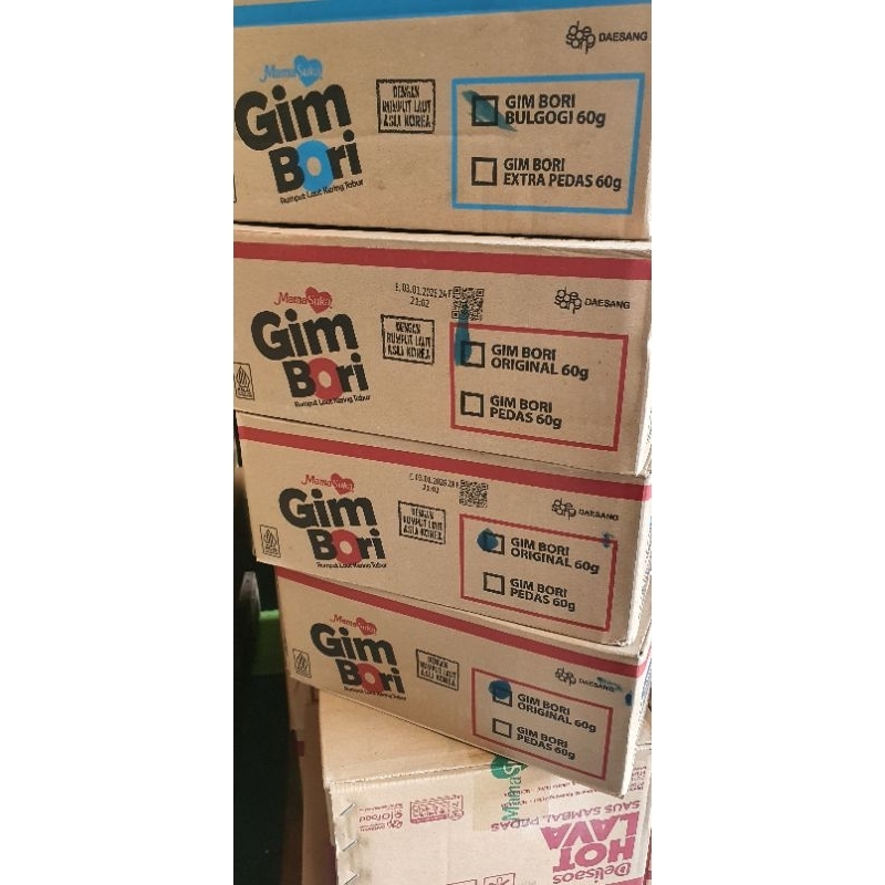 

Gim Bori Nori Tabur 60gr/50gr Mamasuka 1DOS
