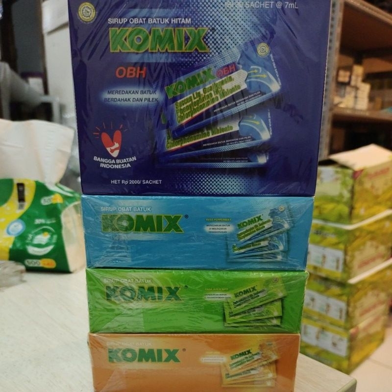 Komix sirup obat batuk 1box isi 30sachet @7ml