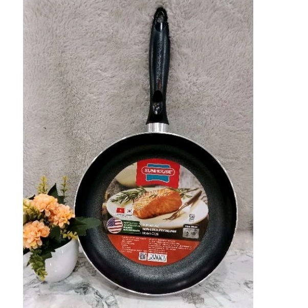 SUNHOUSE-WAJAN FRY PAN PLAIN CT26