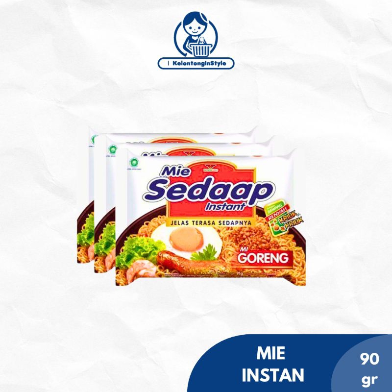 

[PAKET HEMAT] MIE SEDAP GORENG 3 PCS