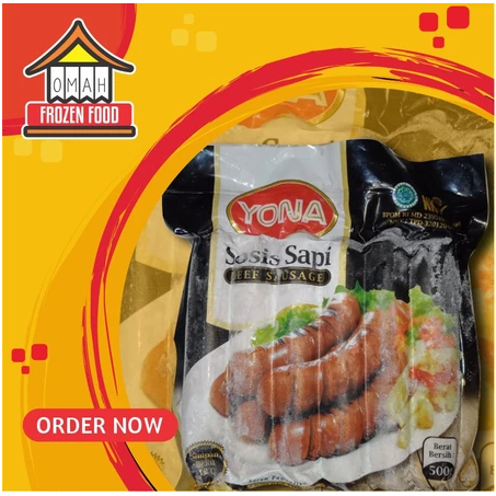 

Yona Sosis Sapi Bakar Bratwurst (KHUSUS INSTANT & NEXT DAY)