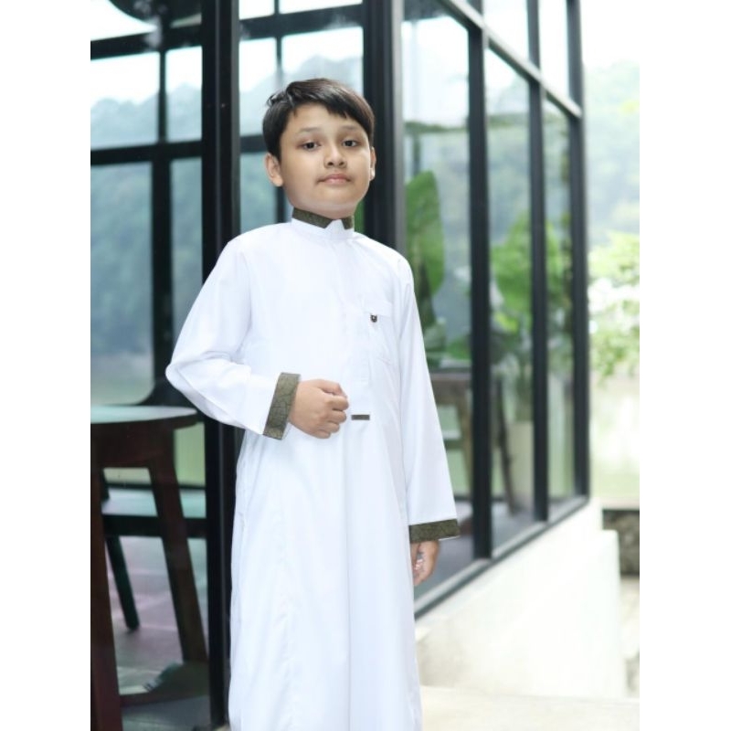 GAMIS/JUBAH/THOBE kids MUSLIM ANAK RUHAMA lengan panjang | simple/elegant/slimfit