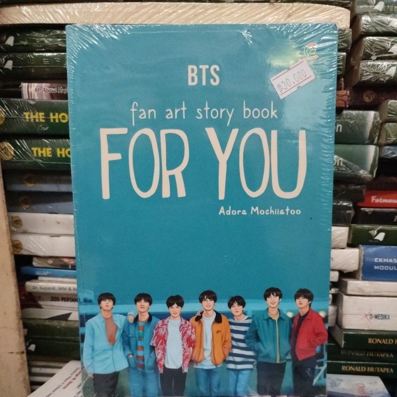 buku k-pop BTS fan art story book FOR YOU, berwarna