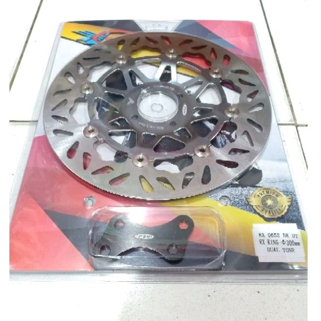 disc psm floating new rx king 135 300mm titanium/ piringan cakram rx king 135 psm cnc floating 300mm