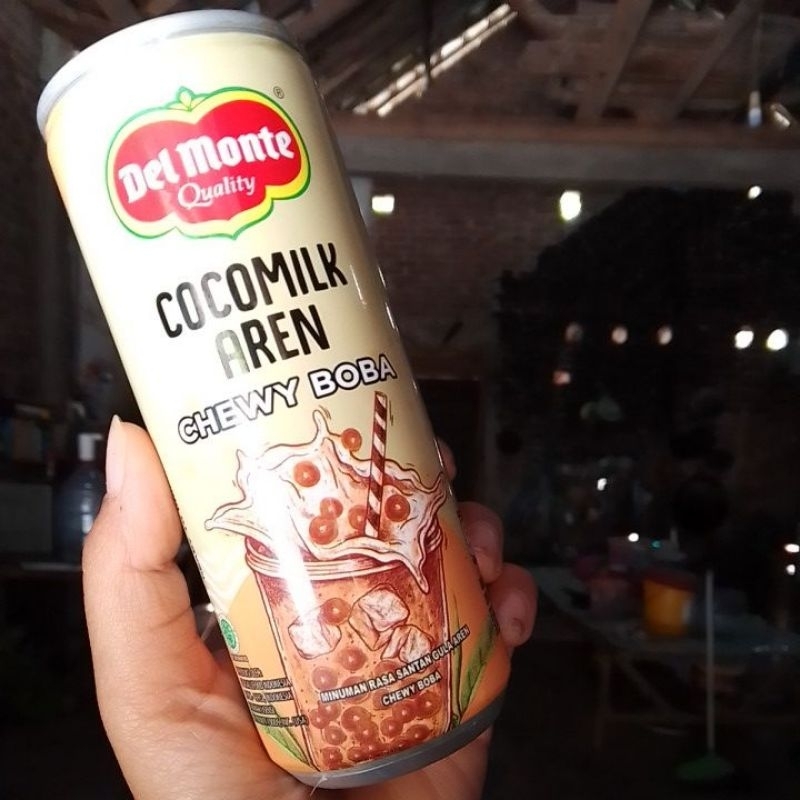 

DELMONTE cocomilk aren 240ml (minuman boba dalam kaleng)