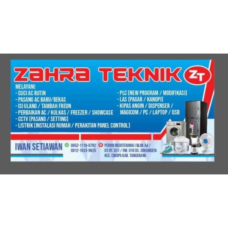 Jasa Cuci AC 0.5-1 PK (Inverter)