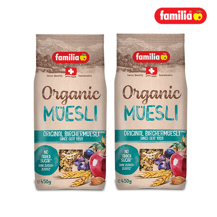 

Bundling Familia Original BicherMuesli 450gram