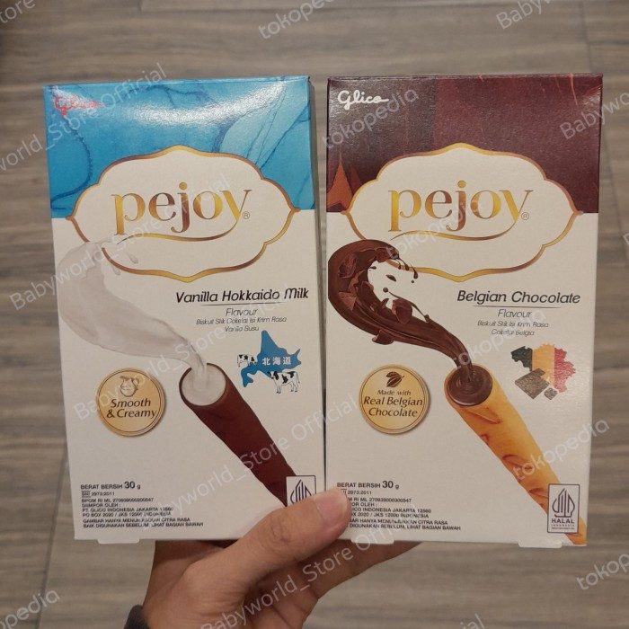 

GLICO PEJOY BELGIAN CHOCOLATE / VANILLA HOKKAIDO MILK BISKUIT STIK