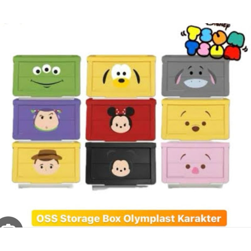OSS OLYMPLAST STORAGE SOLUSTION / OSS OLYMPLAST DISNEY SERIES / OSS TEMPAT PENYIMPANAN SERBAGUNA