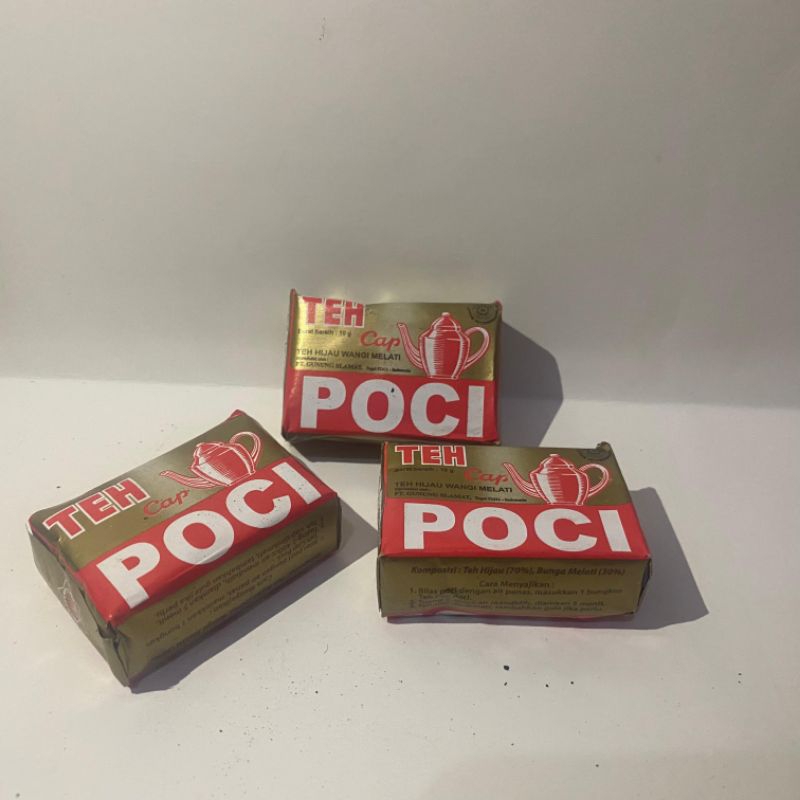 

Teh Cap Poci Emas - Teh Hijau Wangi Melati (10 pcs/100g)