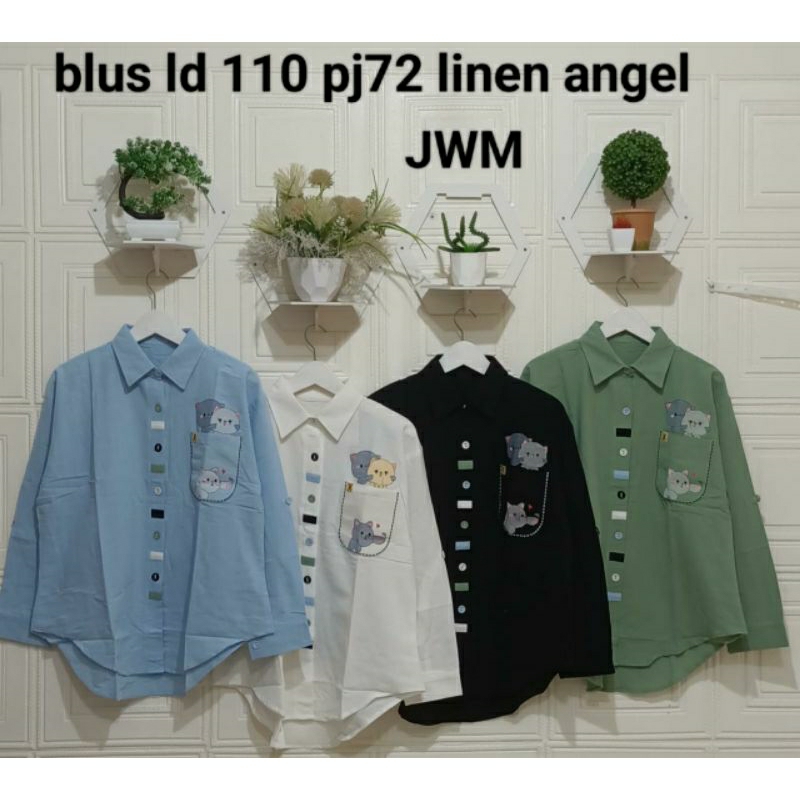BLUS WANITA LINEN JWM