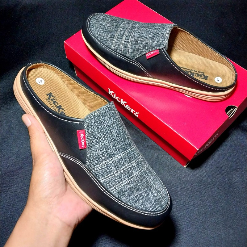 sepatu selop casual pria