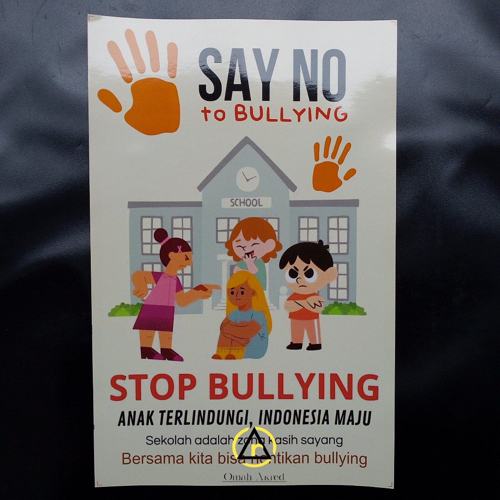 

Stiker Stop Perundungan - Stiker Say No To Bullying - Stiker Vinyl