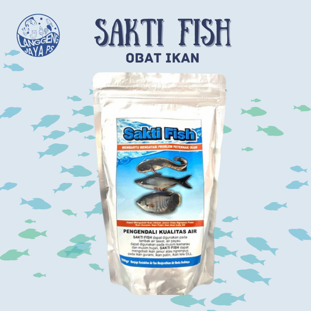 OBAR JAMUR IKAN AMPUH SAKTI FISH UNTUK IKAN LELE GURAMI DLL 500GRAM