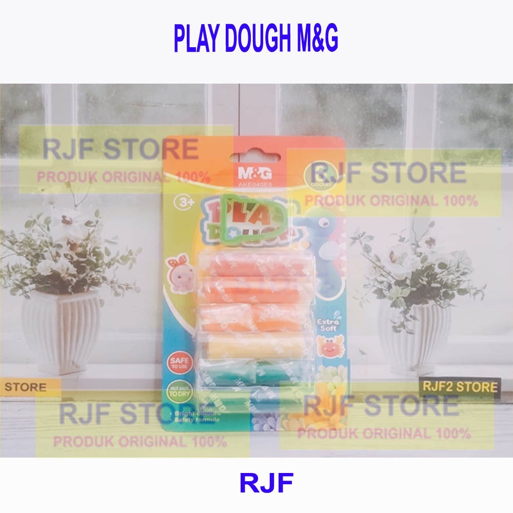 

Play Dough 6 Warna M&G #AKE040E5 Clay Mainan Anak Creativity For Kids Plastisin Mainan Malam Play Doh + Cetakan - SET 6- SHSNP