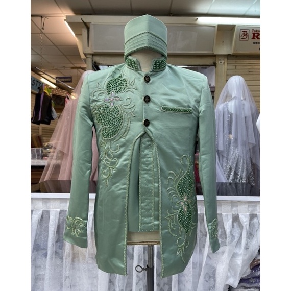 KODE L25Q Basofi pengantin  Beskap  Beskap pengantin  Beskap pengantin pria  Beskap pengantin pria d