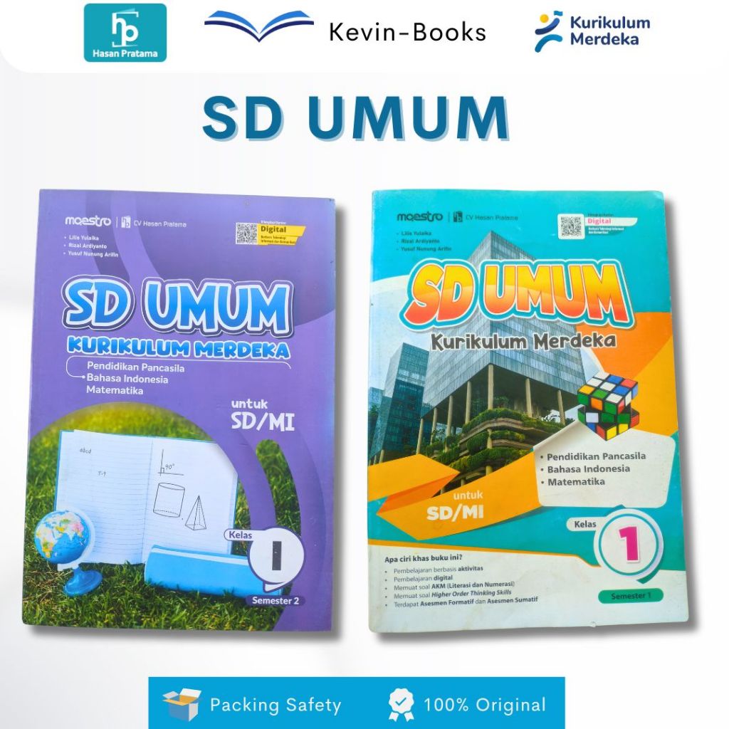 BUKU SD UMUM MAESTRO KURIKULUM MERDEKA SEMESTER 1 DAN 2