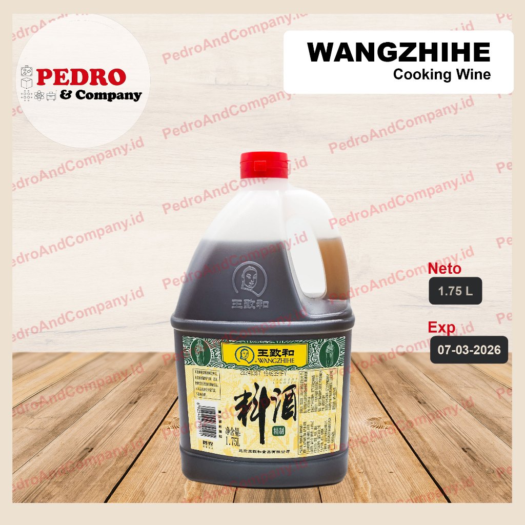 

Cuka masak Wang Zhi He refined cooking Wine 1.75 L Wangzhihe