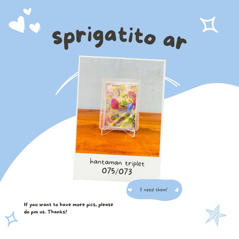 Sprigatito AR SV1A 075/073 Pokemon TCG Indonesia