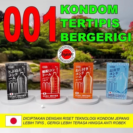 COD Condom Dotted Delay Premium 001 - Kondom Viral Berduri Bergerigi Tebal - Efek Tahan Lama - Priva