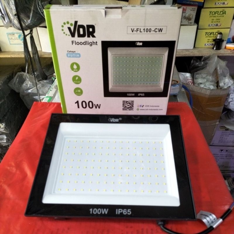 lampu sorot led lampu tembak led 100W cahaya putih VDR
