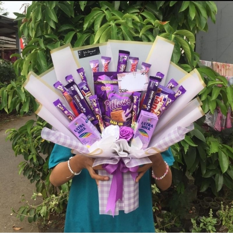 BUKET SNACK UNGU // BOUQUET SNACK UNGU