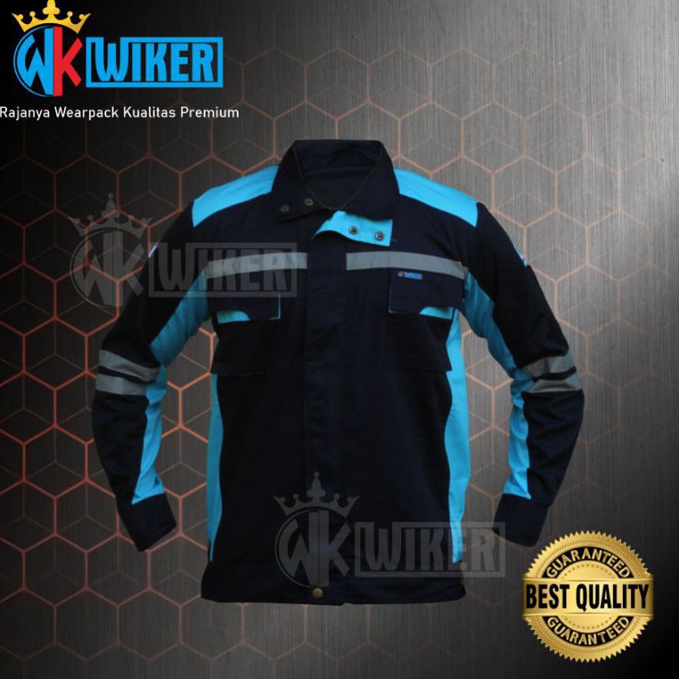 KODE B67K Wearpack Safety Navy Tosca  Werpack Semi Jaket  Seragam Proyek  Baju Safety  Werpack Kerja