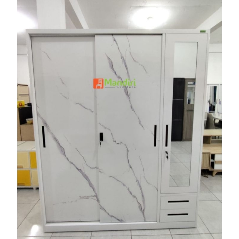 Lemari sld 3p 2L plat besi