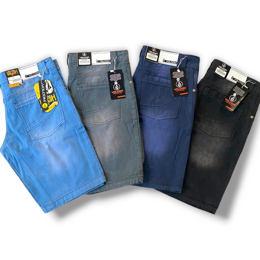 CELANA PENDEK PRIA JEANS ATAS LUTUT