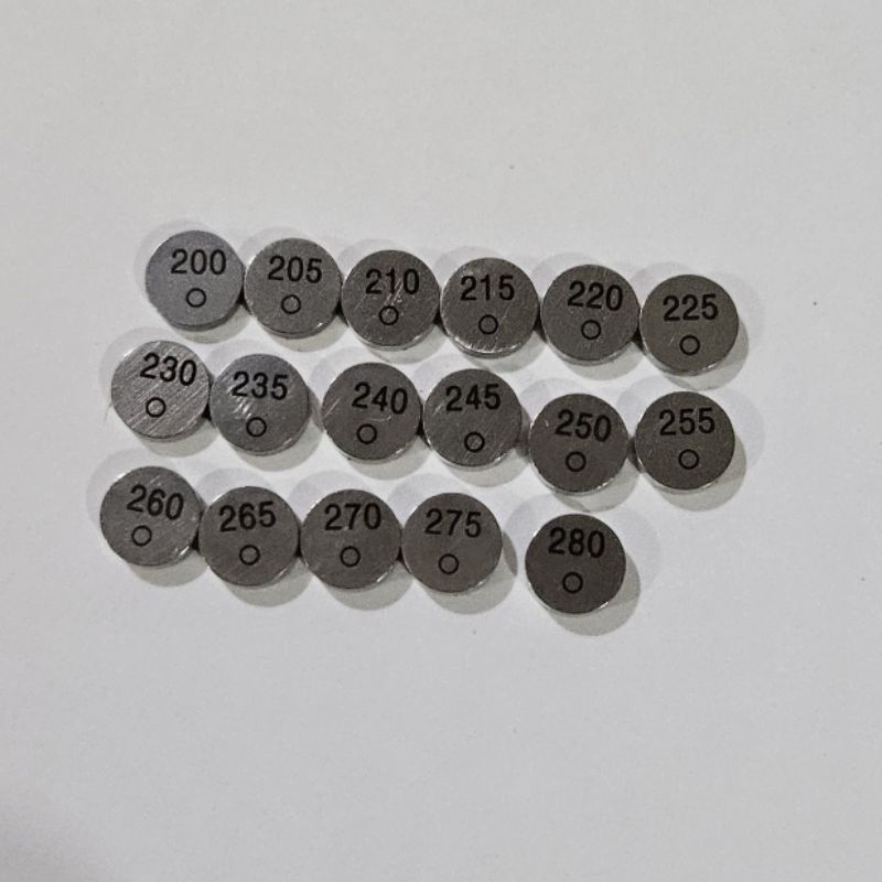 Sim Klep Satria FU Sonic CB150R Supra GTR 1 Pis Ukuran 200 205 210 215 220 225 230 235 240 245 250 2