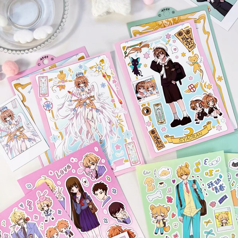 Sticker/Stiker Deco Anime Japan Aesthetic Lucu Scrapbook & Jurnal