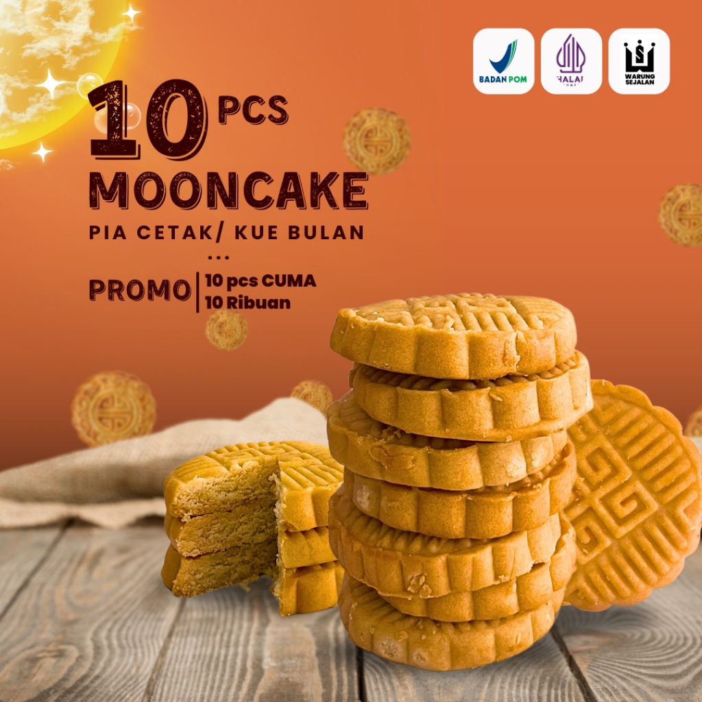 

10 PCS MOONCAKE PIA BULAN ATAU PIA CETAK KUE BULAN BAKPIA CETAK BAKPIA BULAN MOONCAKE MURAH BAKPIA BULAN MURAH KUE BULAN MURAH BAKPIA MURAH BAKPIA