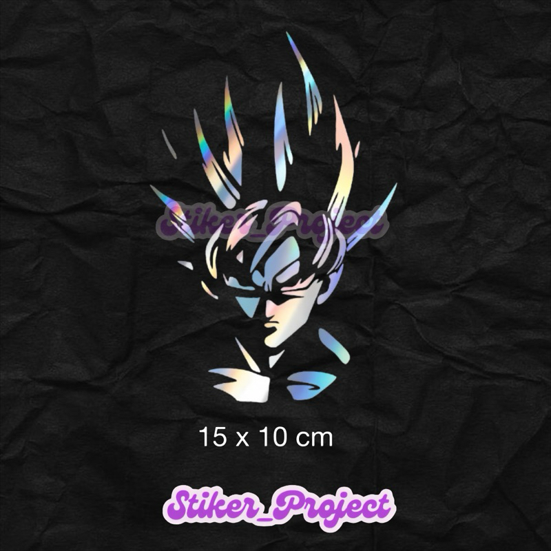 

Stiker goku anime dragon ball viral cutting stiker