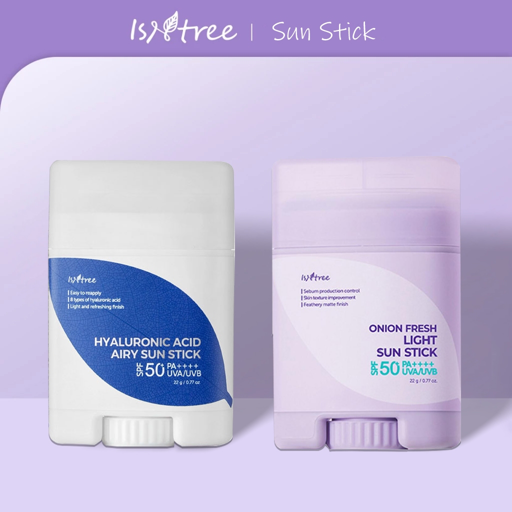 Isntree Sunscreen Stick / Isntree Onion Fresh Light Sun Stick / Hyaluronic Acid Airy Sun Stick SPF50