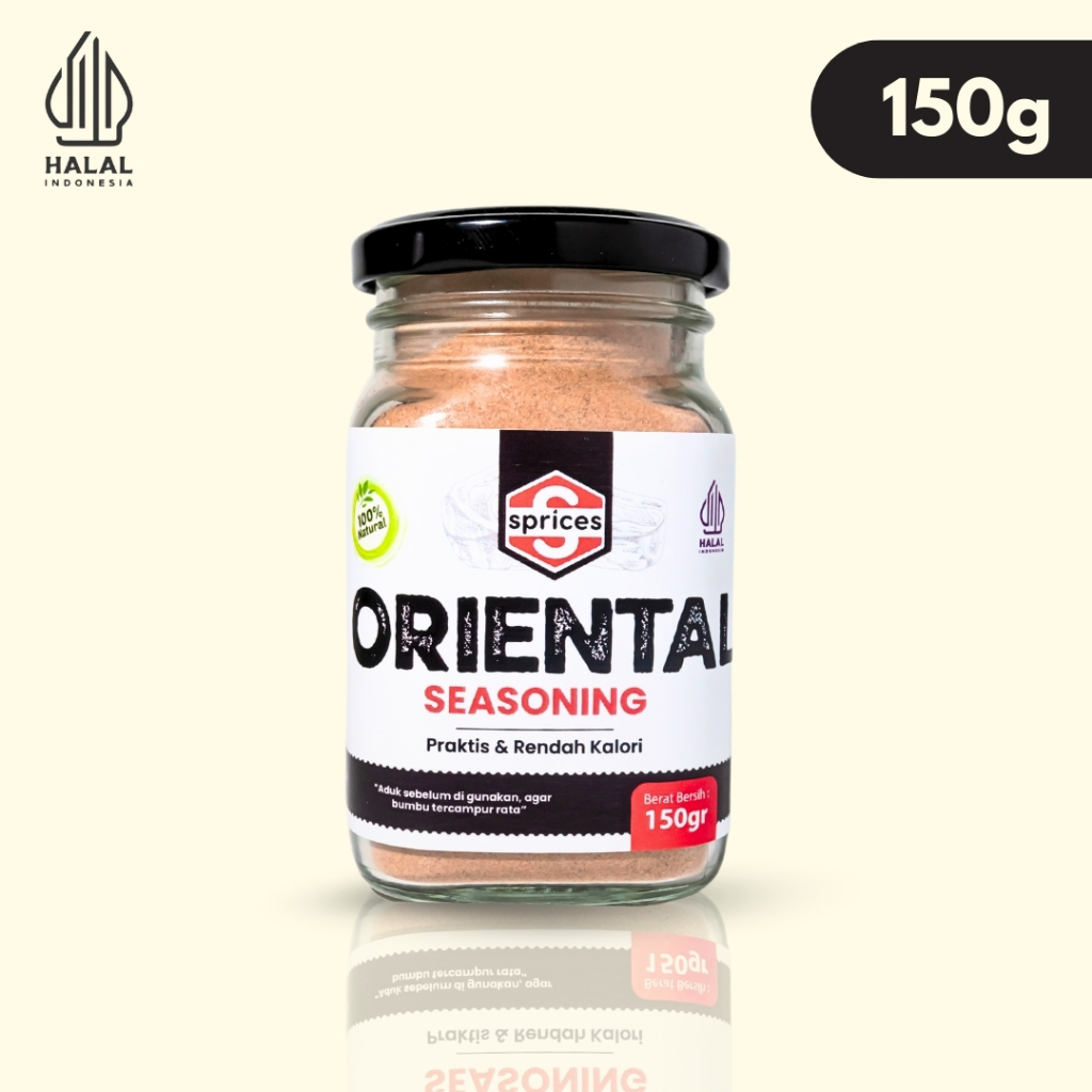 

Sprices Oriental Bumbu Marinasi Serba Guna Rendah Kalori Rendah Lemak Spices 150Gram