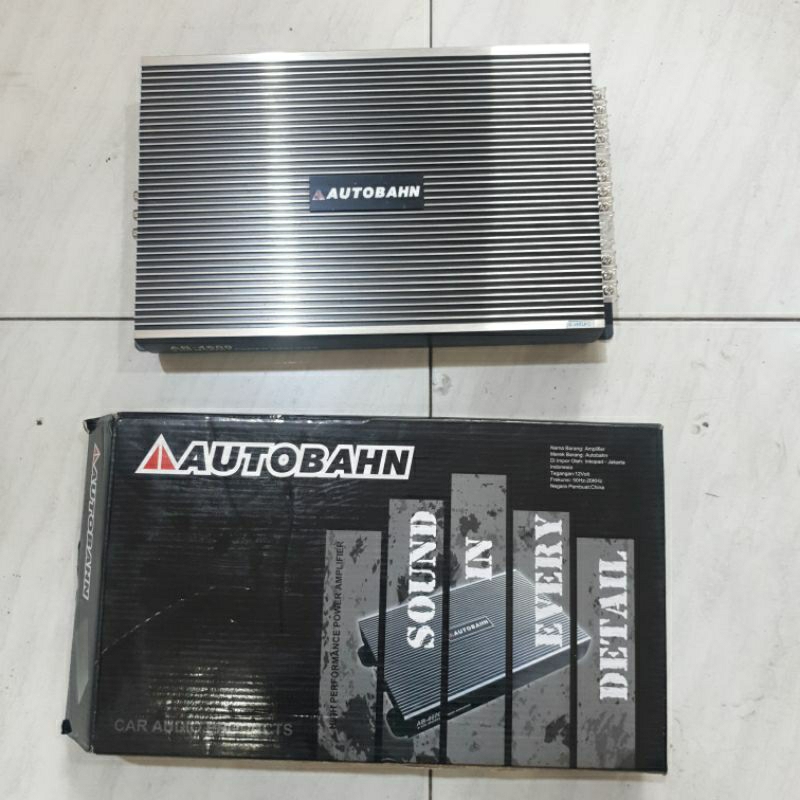 power amplifier 4 channel autobahn