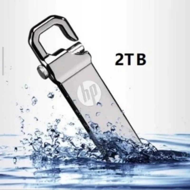 Flashdisk HP 2TB Penyimpanan Data Flashdrive Kapasitas 2TB Warna Silver