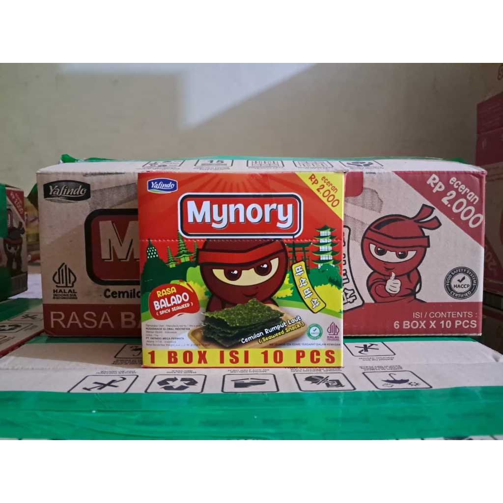 

MYNORY SNACK RUMPUT LAUT ORIGINAK / SAPI PANGGANG / BALADO / MIE GORENG