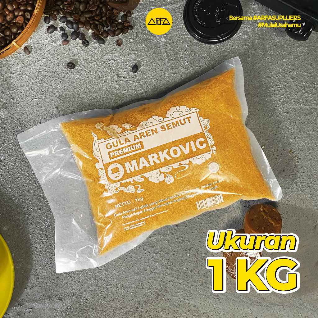 

Gula Aren Semut Premium 1 kg / Brown Sugar Powder / Gula Palm Bubuk