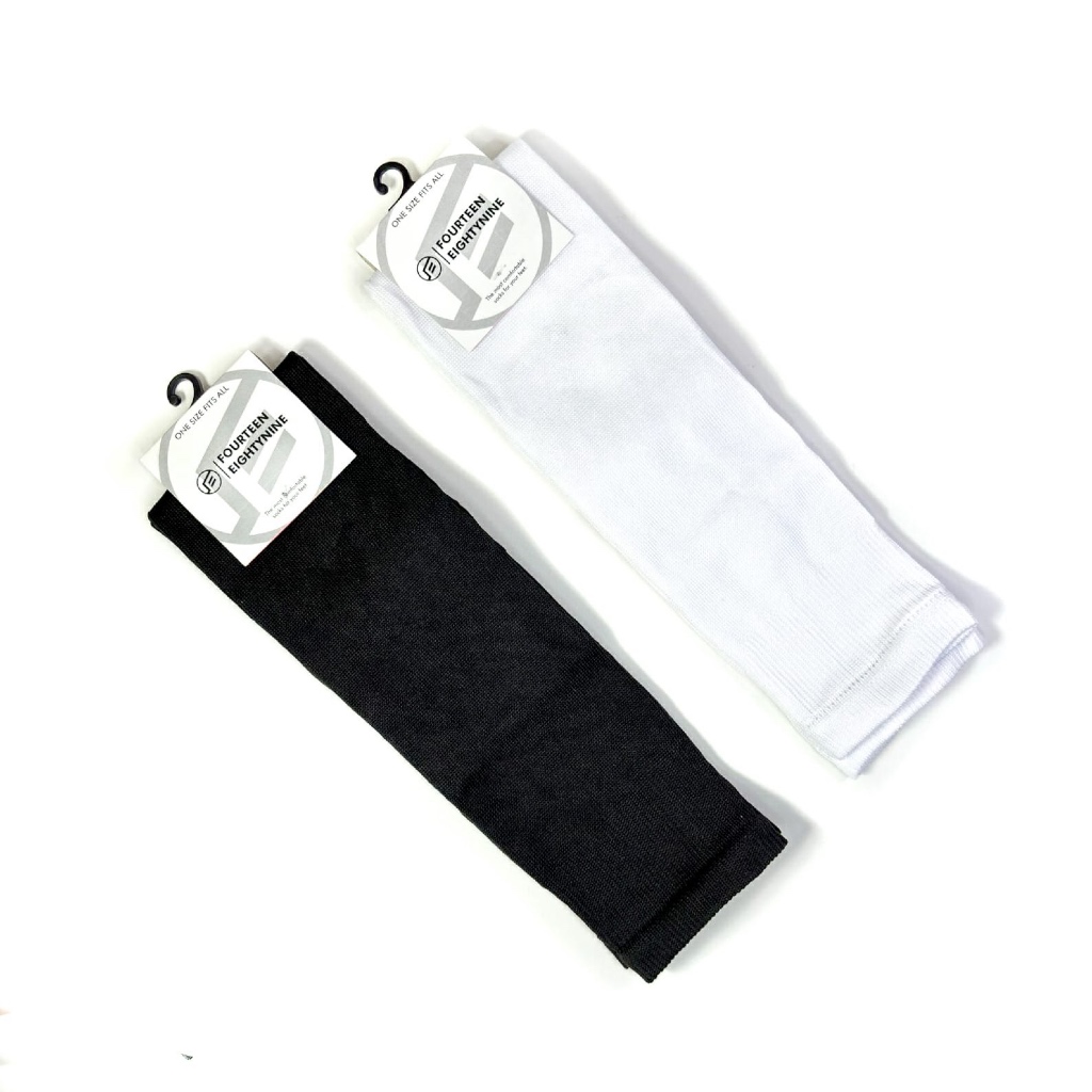 Kaos kaki Bola Sambung Polos Warna Hitam dan Putih Dewasa