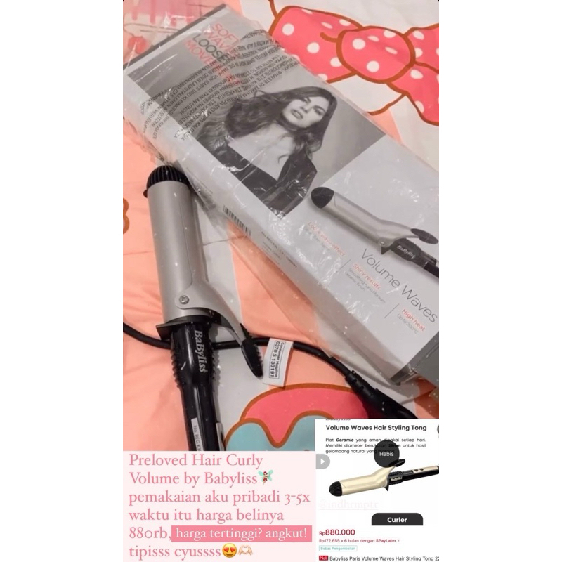 Preloved Babyliss Hair Curly