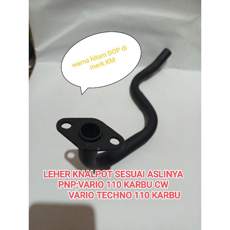 LEHER KNALPOT VARIO 110 KARBU, VARIO TECHNO 110 KARBU SESUAI ASLINYA