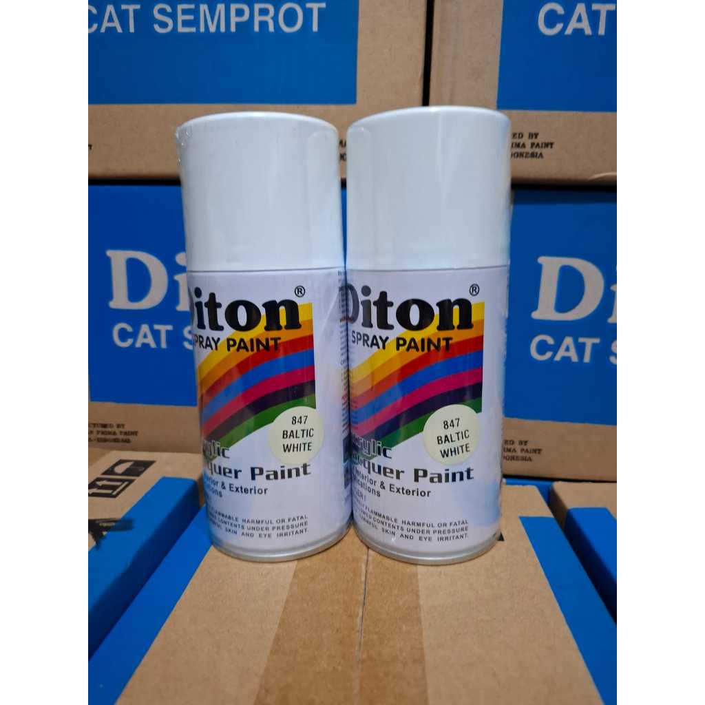 Cat Pilox Diton BALTIC WHITE 847 300cc warna Putih Tulang pylox