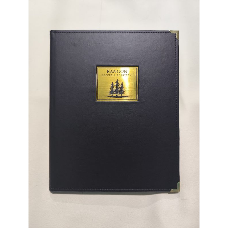 

Buku Menu Cafe A4 Cover Buku Menu Restoran Bahan Kulit Logo Grapo