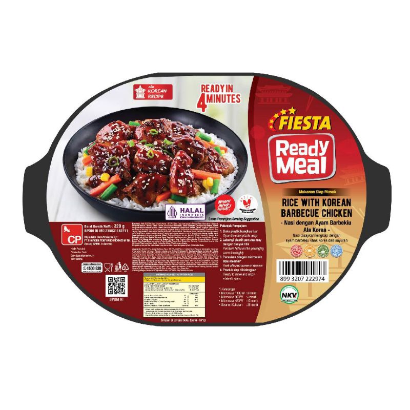 

Fiesta Ready Meal Rice With Korean Barbecue Chicken
