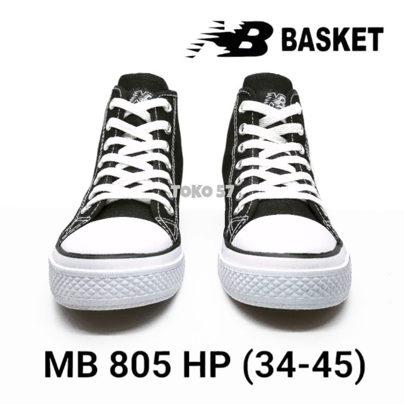 CUCI GUDANG Sepatu sekolah MB MASTER BASKET 805 tinggi (34-45) 100% original