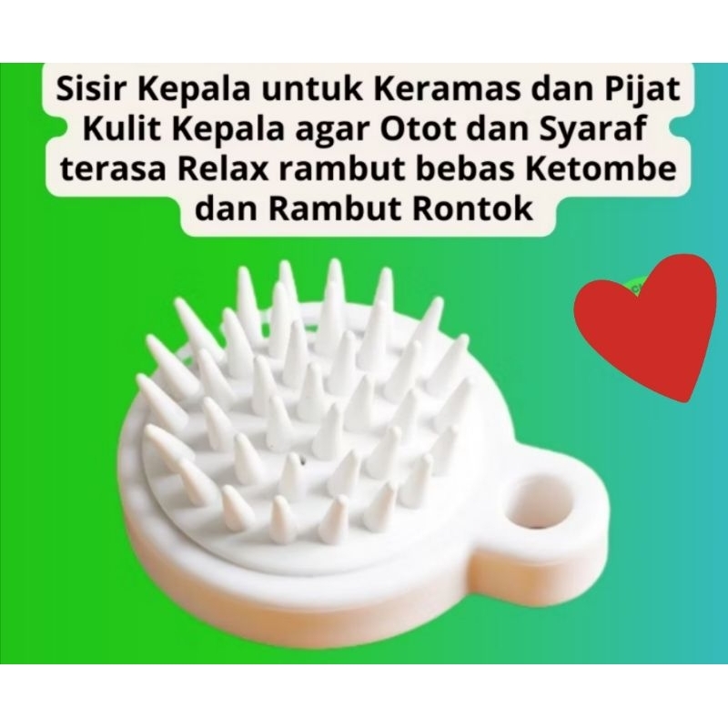 sisir keramas bisa sikat ketombe