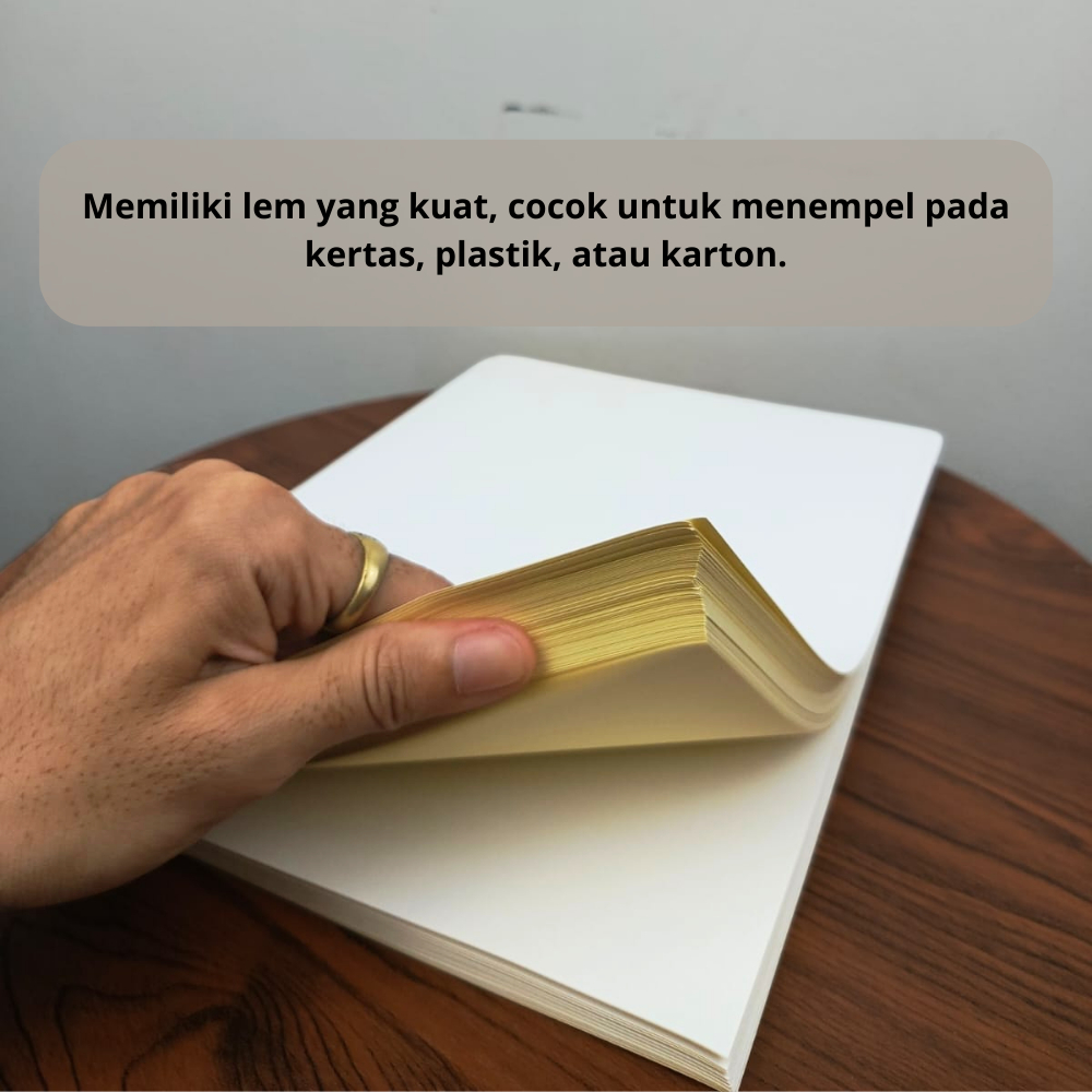 

mh Kertas Stiker Label A4 Glossy 50 Lembar